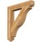 Ekena Millwork Funston Arts & Crafts Rough Sawn Bracket, Western Red Cedar, 6"W x 40"D x 44"H BKT06X40X44FST03RWR - alternate 1